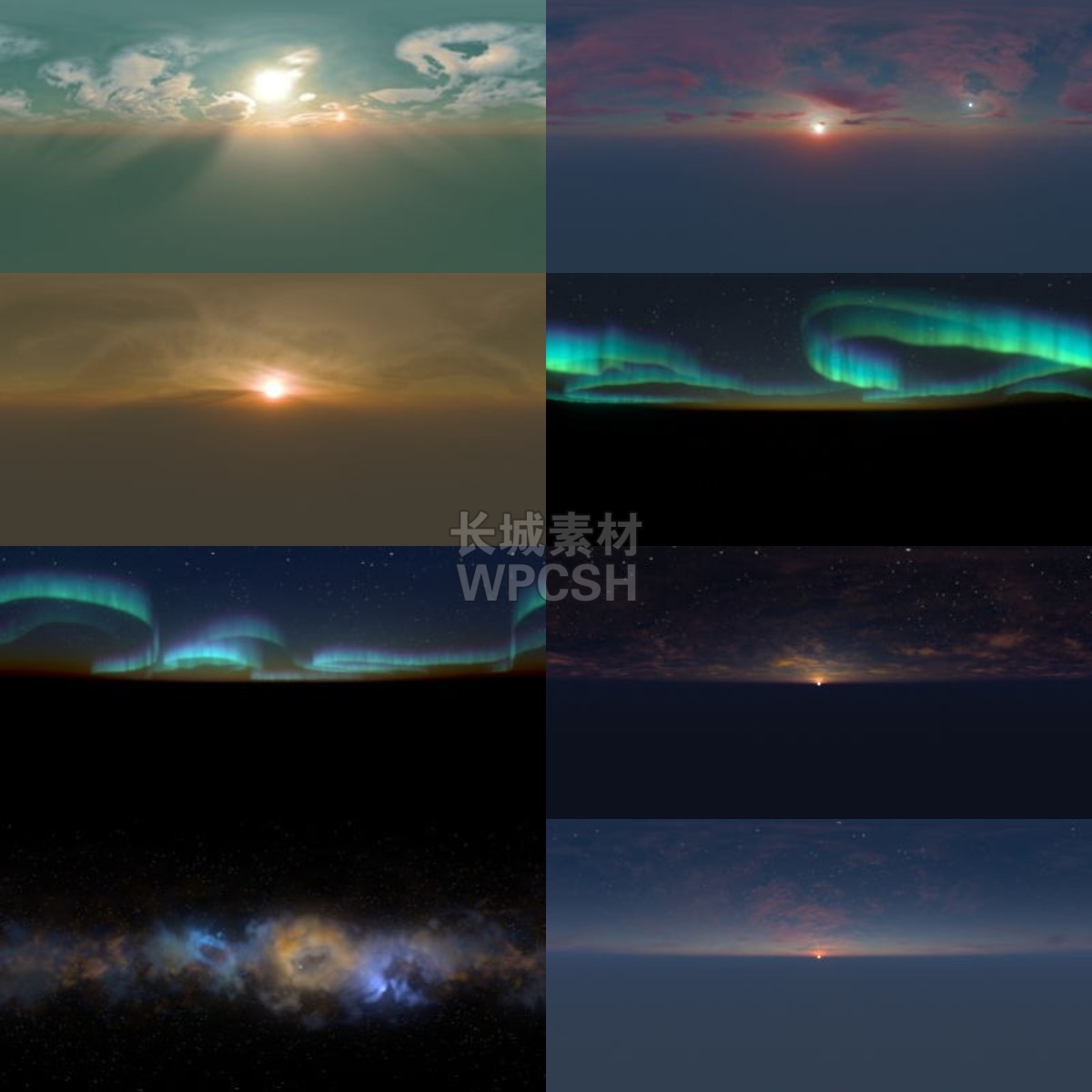 60个宇宙太空星空天空exr格式HDRI图素材下载
