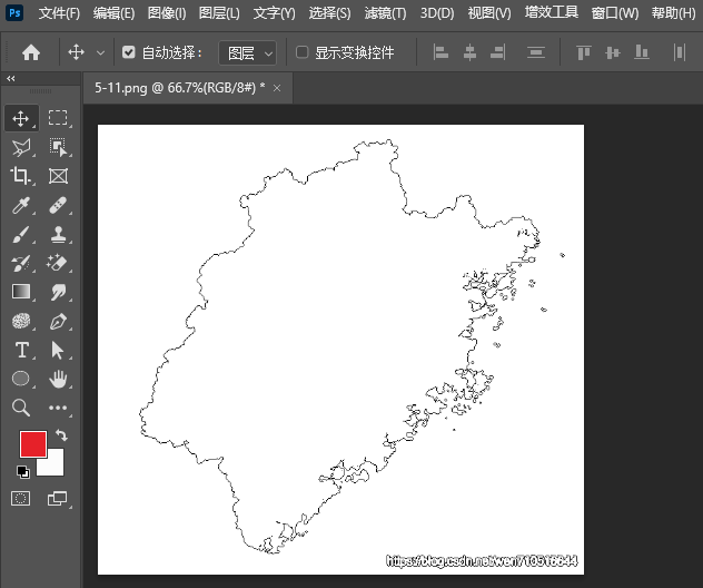 PS2024风格化滤镜中等高线如何使用？第5步